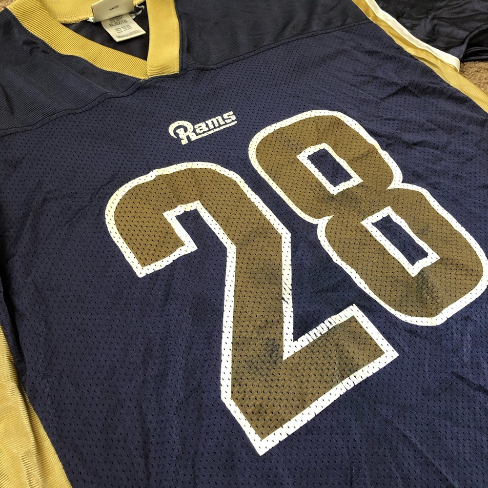 Vintage Marshall Faulk Rams Jersey - Picture 3 of 8
